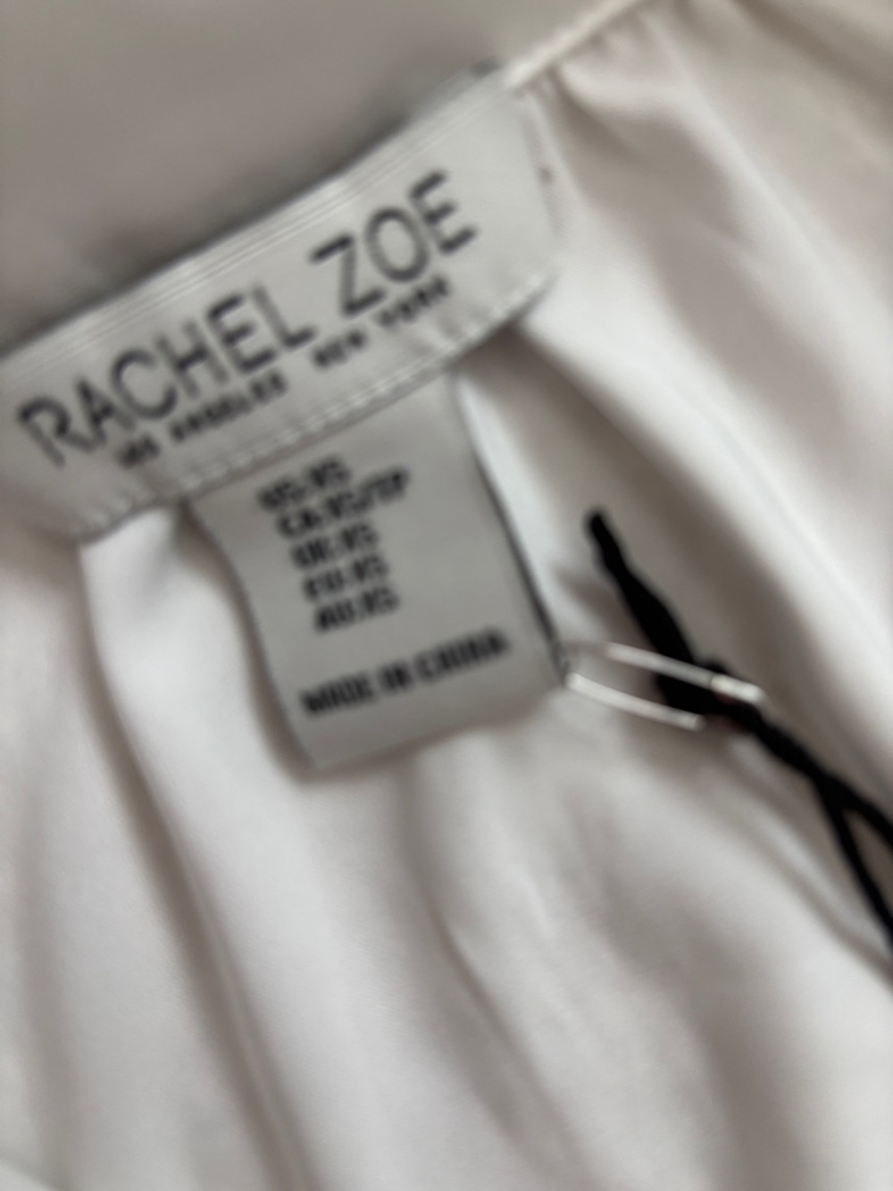 Rachel Zoe brand satin shirt sleeve blouse - Picture 4 of 4